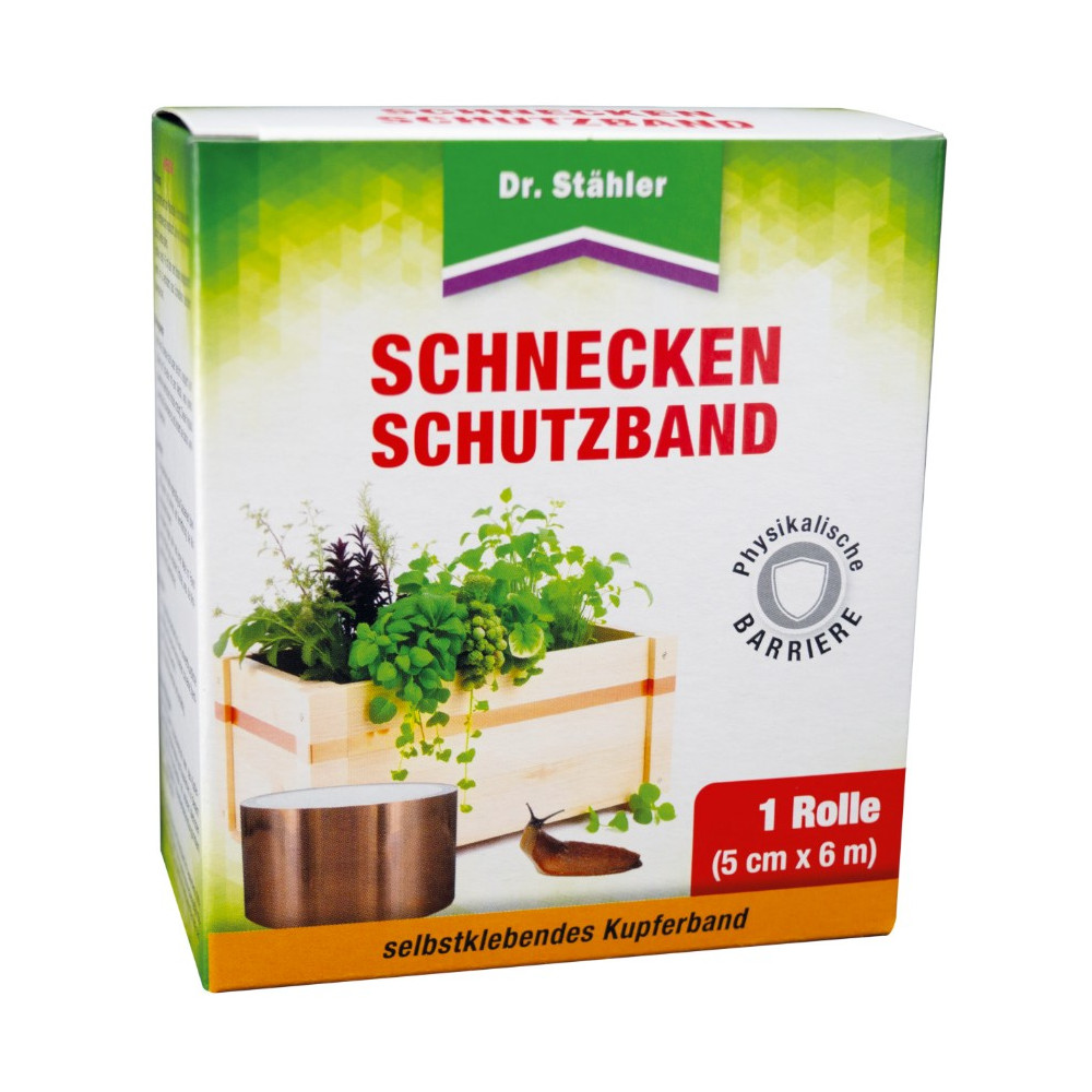 Schnecken Schutzband | Rolle 6 m | Kupferband