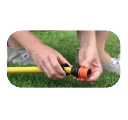Schnellkupplung 1/2" mit Wasserstop