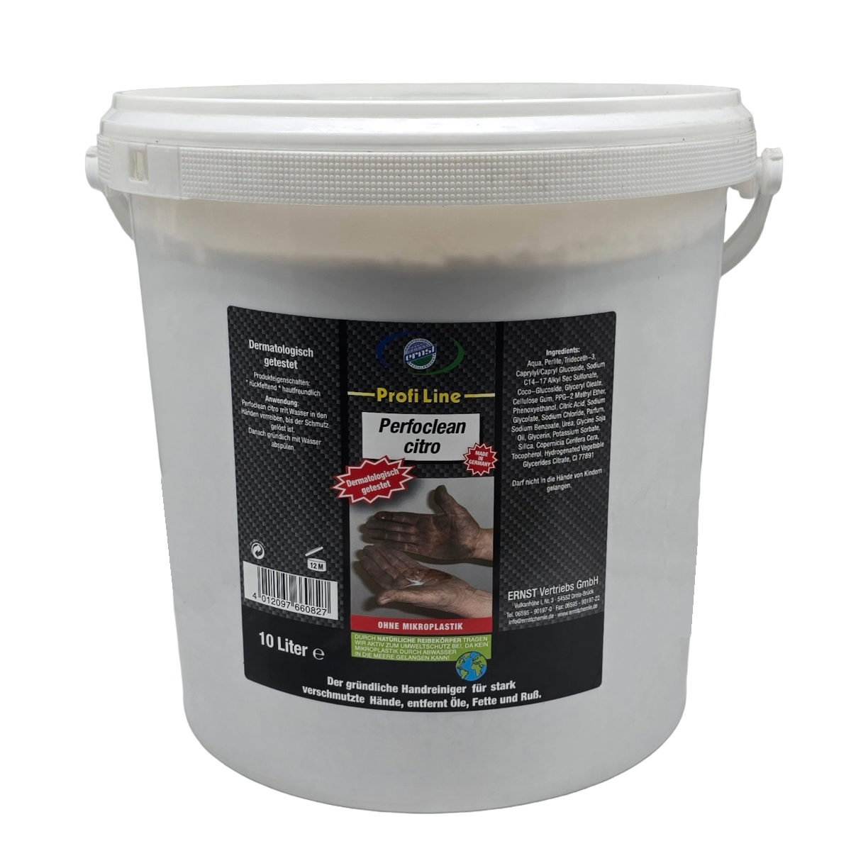 Perfoclean Citro Profi Line Handreiniger – Gründliche Reinigung für stark verschmutzte Hände 10 Liter