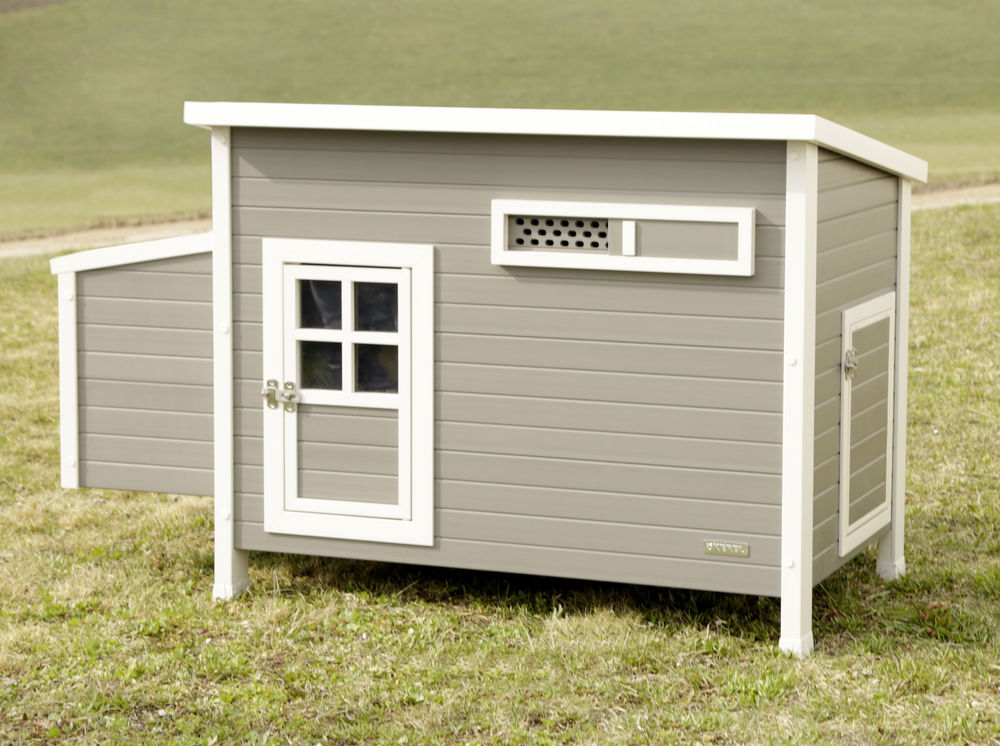 25749258 Hühnerstall für Hobby und Garten aus PVC / Kunststoff