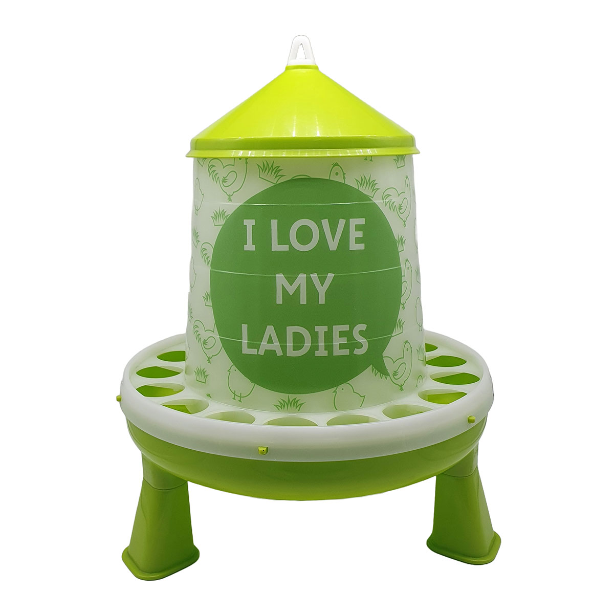 25749753 Futterautomat für Hühner 4,8L grün