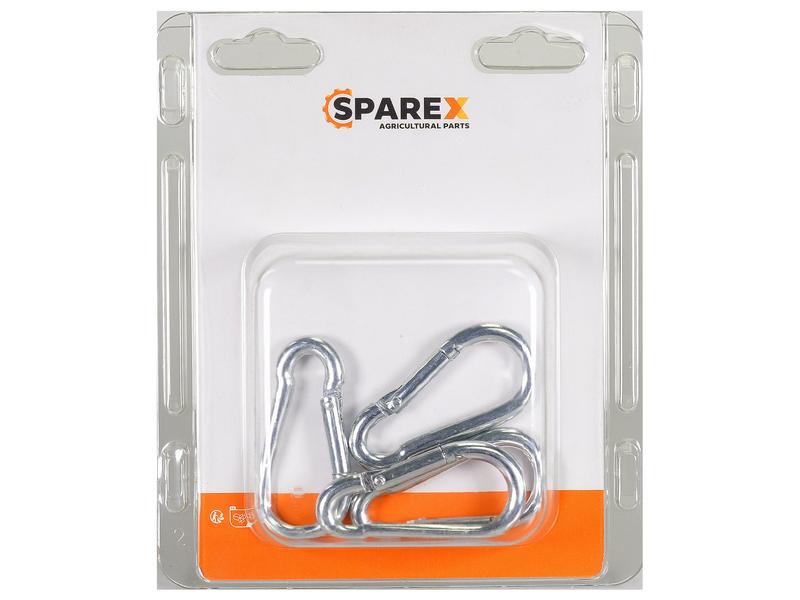 Karabinerhaken Agripak | 6 x 60 mm | 4 Stück | Sparex