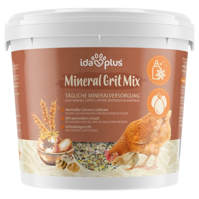 70511304 IdaPlus Mineral Grit Mix 5 kg Ergänzungsfuttermittel Geflügel