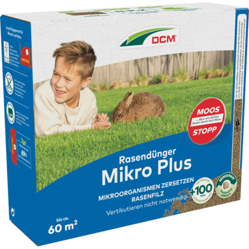 Mikrorasen Dünger Plus 3 kg ca. für 60 m²