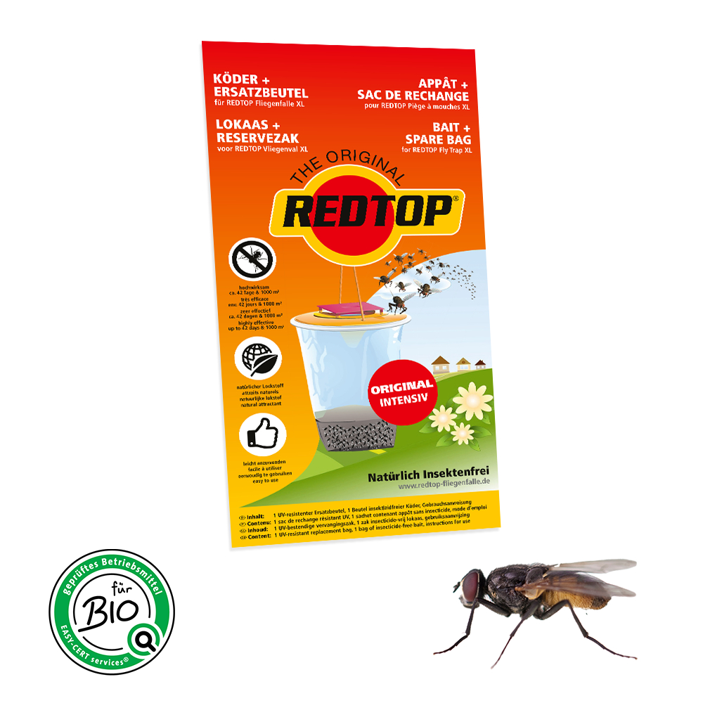 REDTOP® Fliegenfalle Nachfüllpack XL 8l