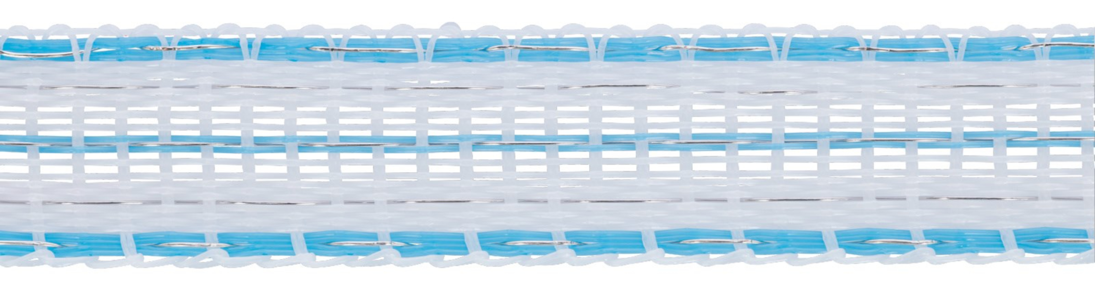 Weidezaunband PlatinumLine | 200 m x 12,5 mm | weiß - blau | AKO