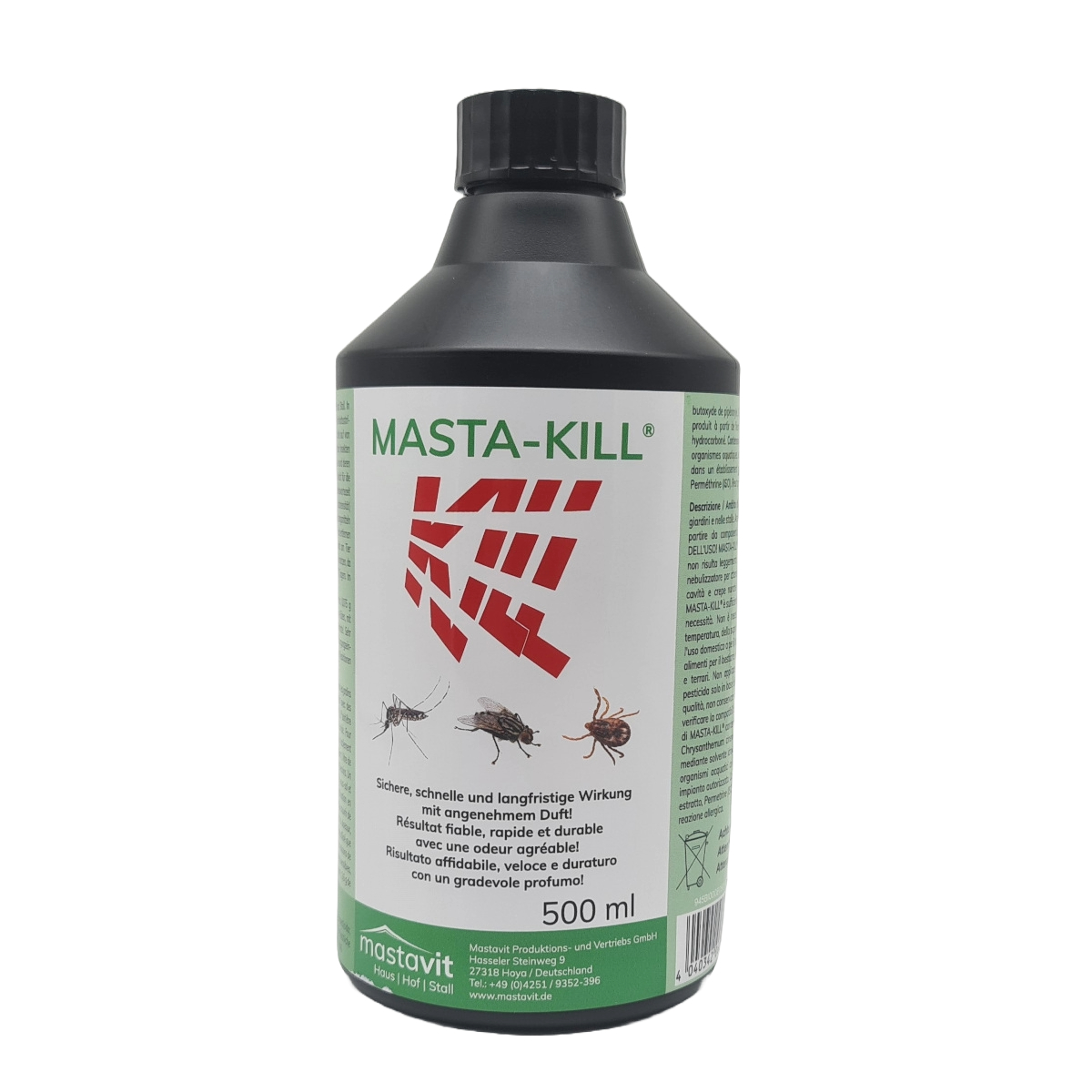 500 ml. MASTA KILL® Schädlingsbekämpfungsmittel  500 ml. MASTA KILL® Schädlingsbekämpfungsmittel