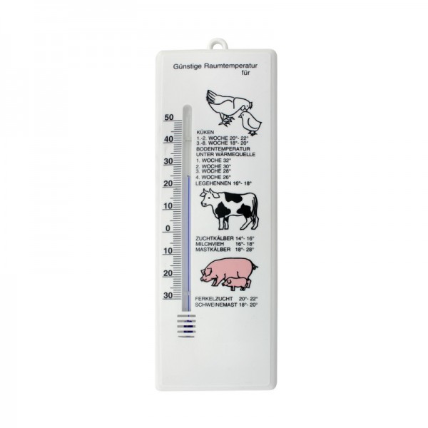 Thermometer - Stallthermometer Kunststoff | innen | -30 bis 50 °C | GEWA
