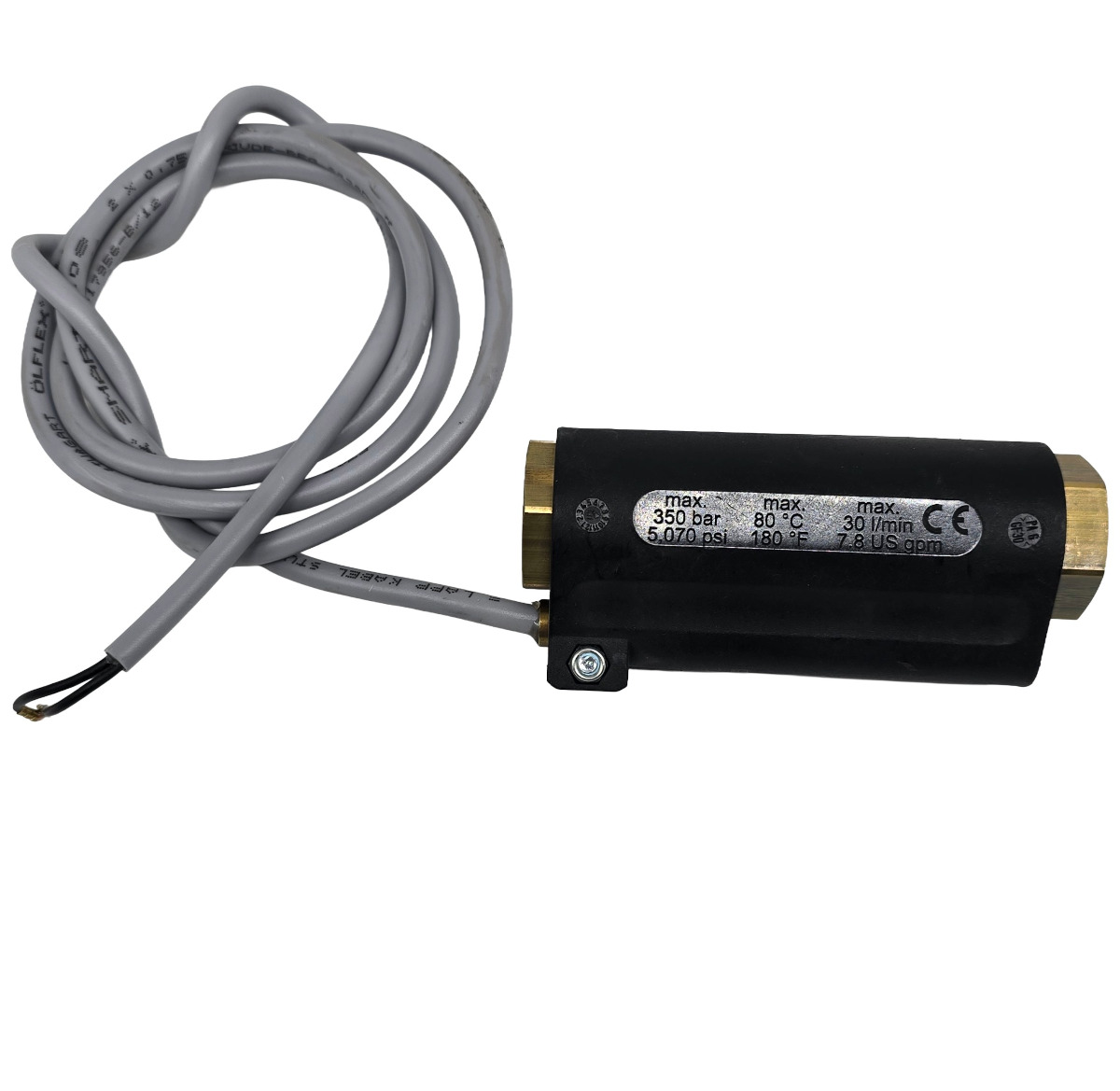 Strömungswächter ST5 mit Reedkontakt Ehrle Seitenansicht