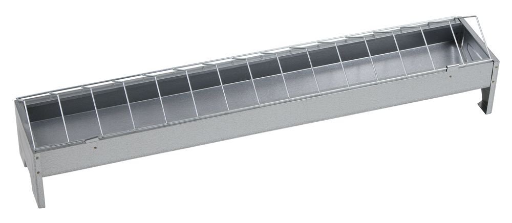 uttertrog verzinkt, 75 cm  lang 10 cm breit, für Hennen