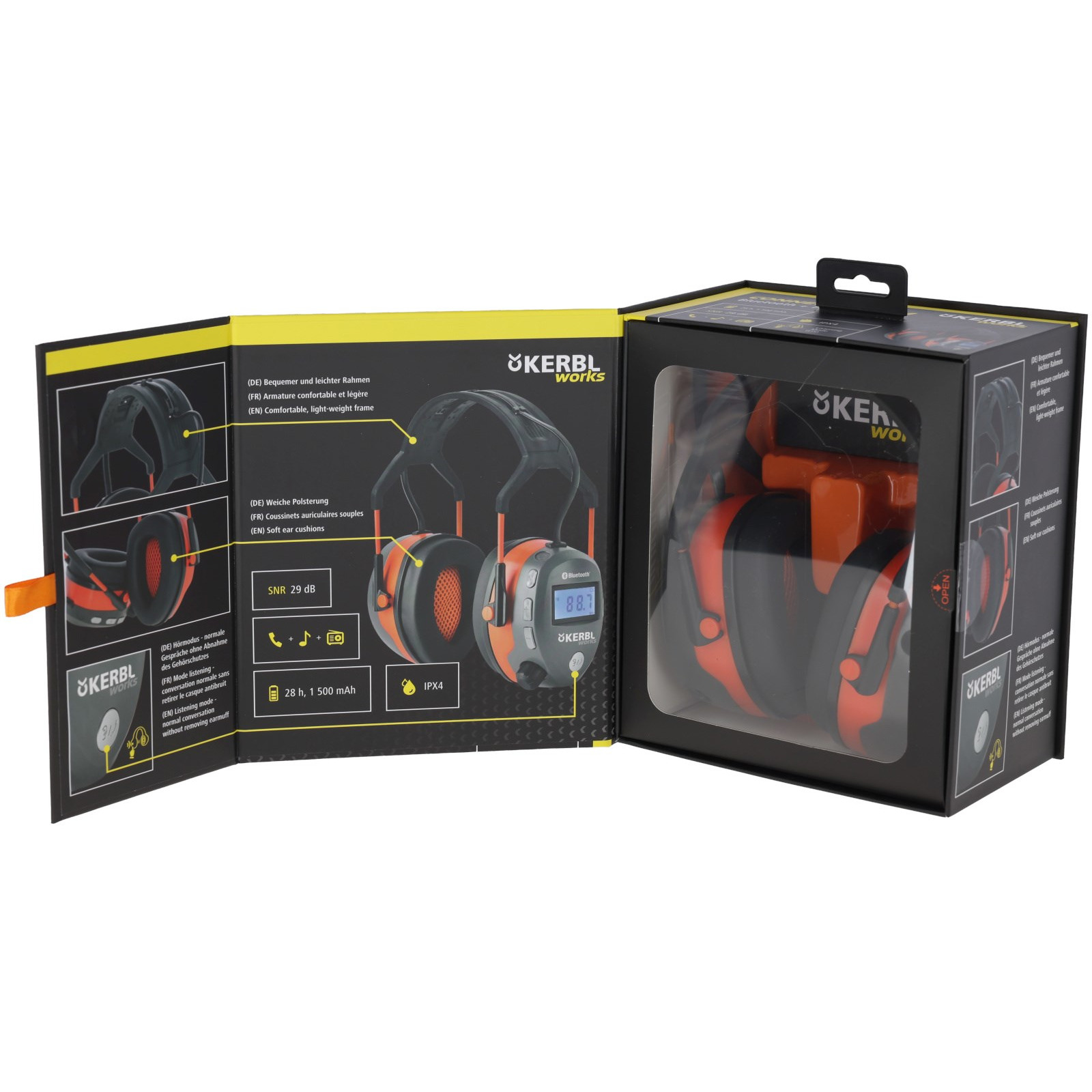 Multimedia Gehörschützer Connect - Kerbl Works