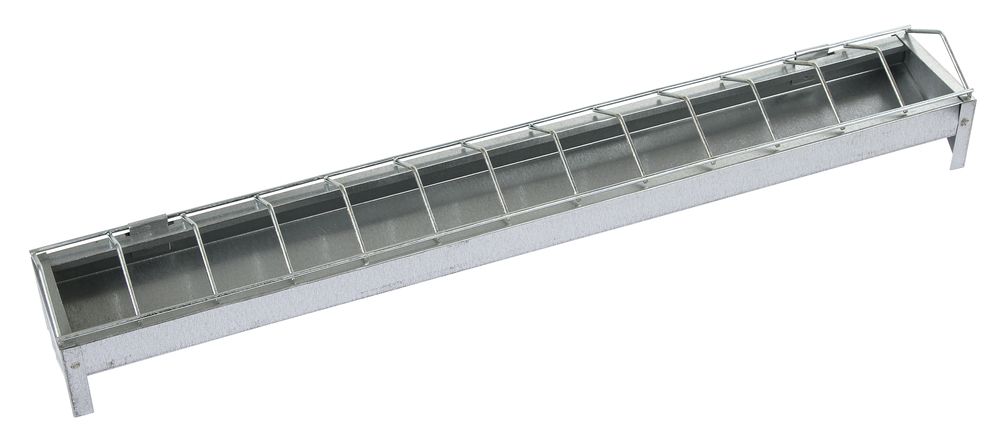 25749201 Kükentrog verzinkt, 50 cm  Futtertrog für Küken