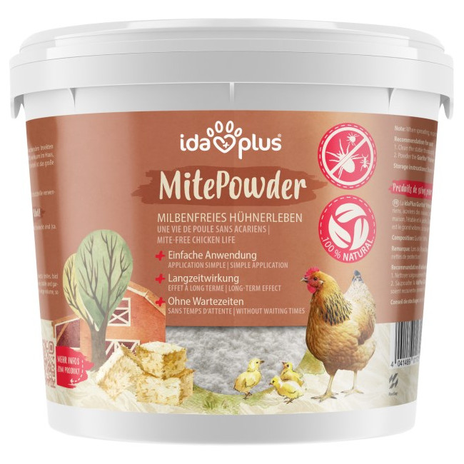 70511306 IdaPlus MitePowder 250g Hühnerstall Reinigung