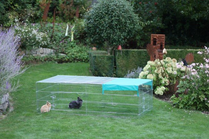 30749149-14 Freilaufgehege mit Ausbruchsperre 230x115x70 cm von Kerbl