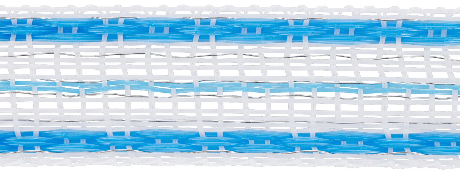 Weidezaunband PlatinumLine | 200 m x 20 mm | weiß - blau | AKO
