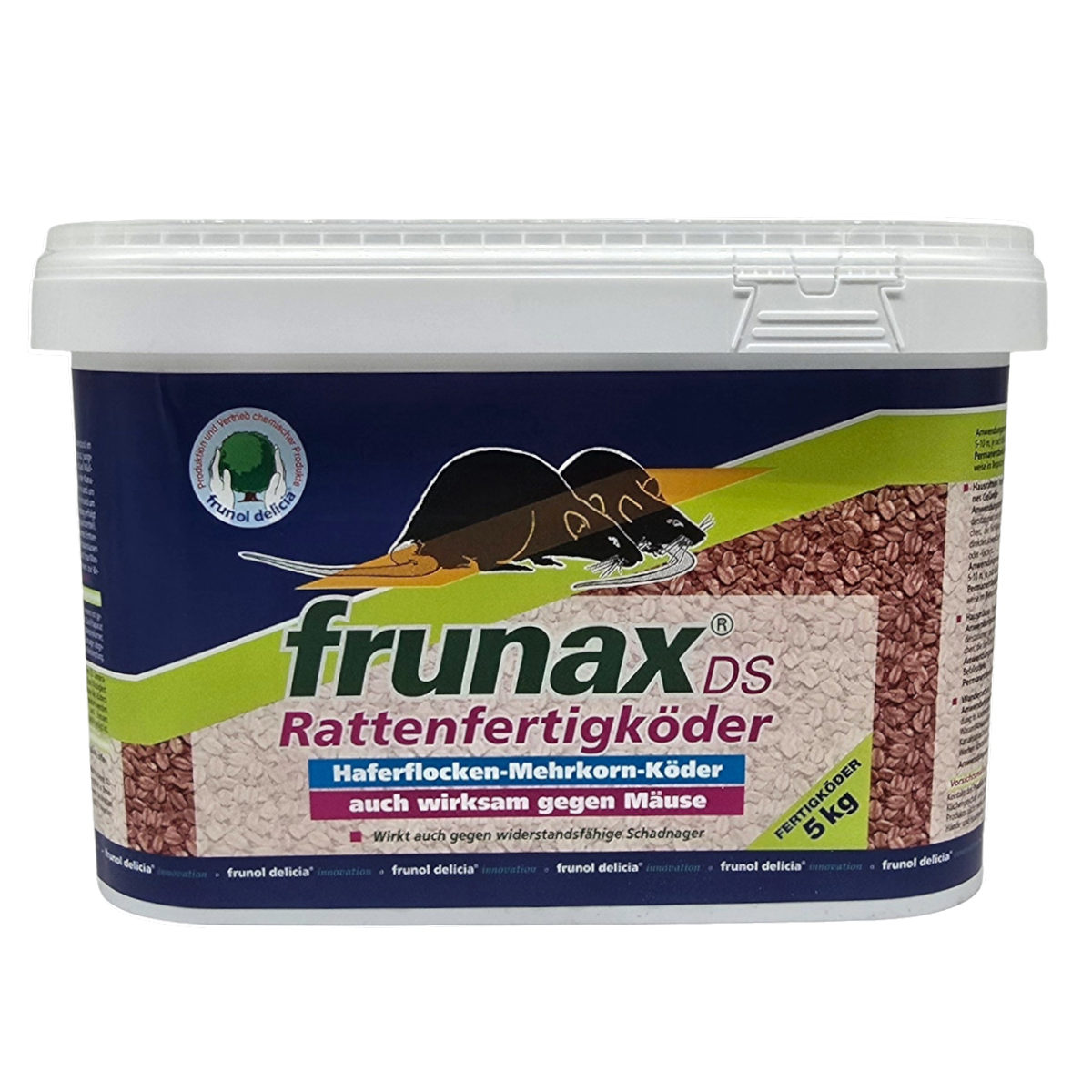 Frunax DS Contra Ratten 5 kg / Sachkundenachweispflichtig Frunax DS Contra Ratten 5 kg / Sachkundenachweispflichtig