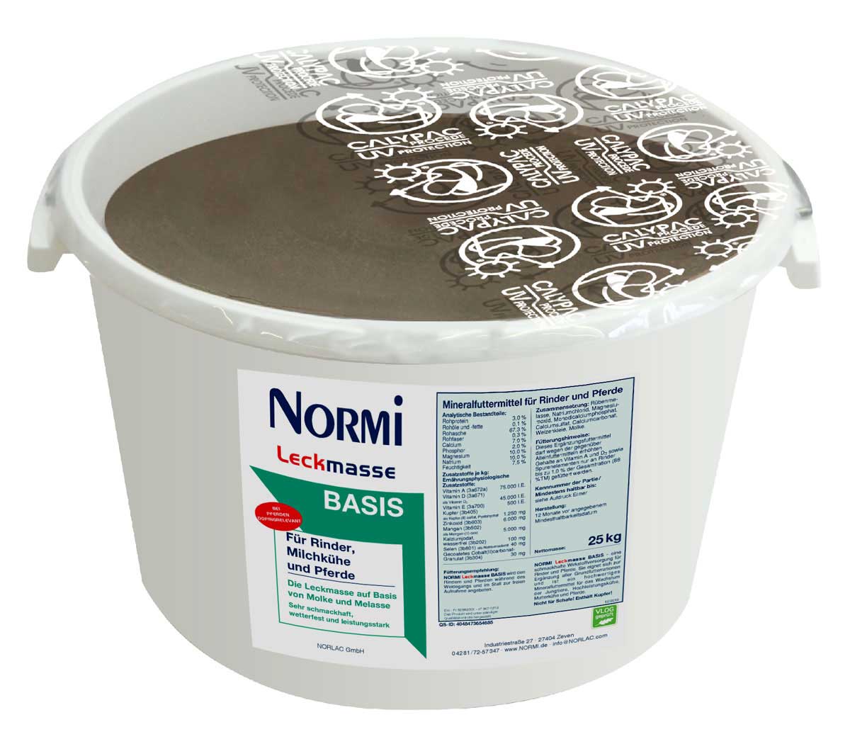 Normi Leckmasse Basis 25 kg Eimer