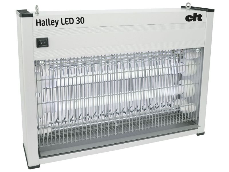 cit® Fliegenvernichter Halley LED 30 | grün | IPX4 |  Wirkungsbereich ca. 150 m²