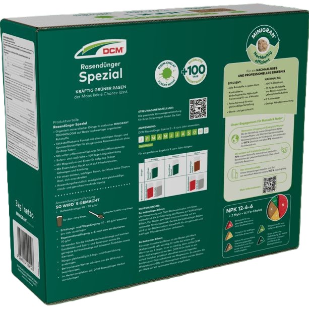 Rasendünger Spezial | 3 kg - ca. 100 m² | Cuxin DCM