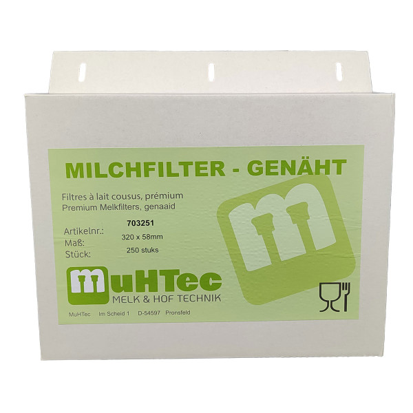 Filterschlauch genäht 320x58mm 250 St. Milchfilter