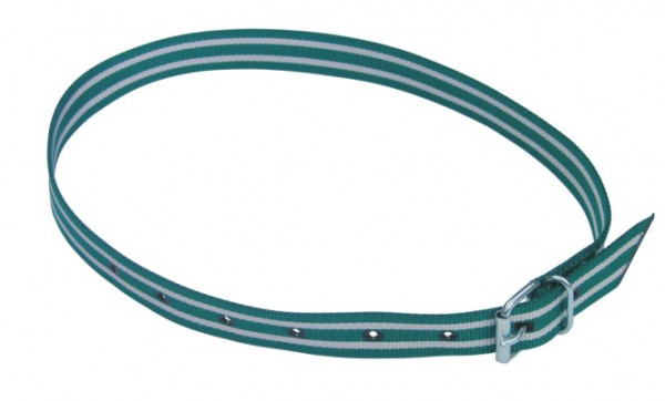 Halsmarkierungsband 120cm grün/weiß